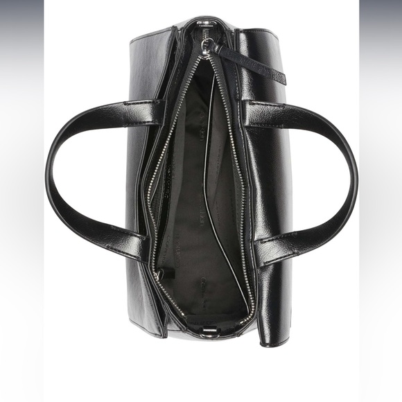 Calvin Klein Basalt Asymmetric Triple Compartment Convertible Satchel - Picture 3 of 15